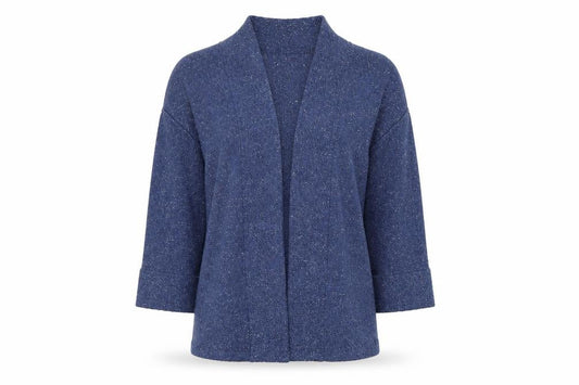 Womens UK Size 10 White Stuff Blue Cardigan Jumper