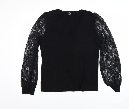 Womens UK Size 18 Pour Moi Black Pullover Jumper