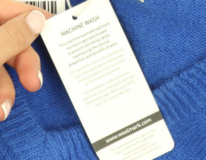 Mens UK Size L Woolovers Blue Pullover Jumper