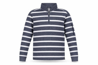 Mens UK Size S Marks and Spencer Blue Henley Sweatshirt