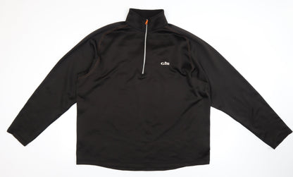 Mens UK Size XXL Gill Black Pullover Sweatshirt