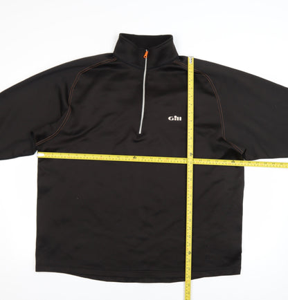 Mens UK Size XXL Gill Black Pullover Sweatshirt