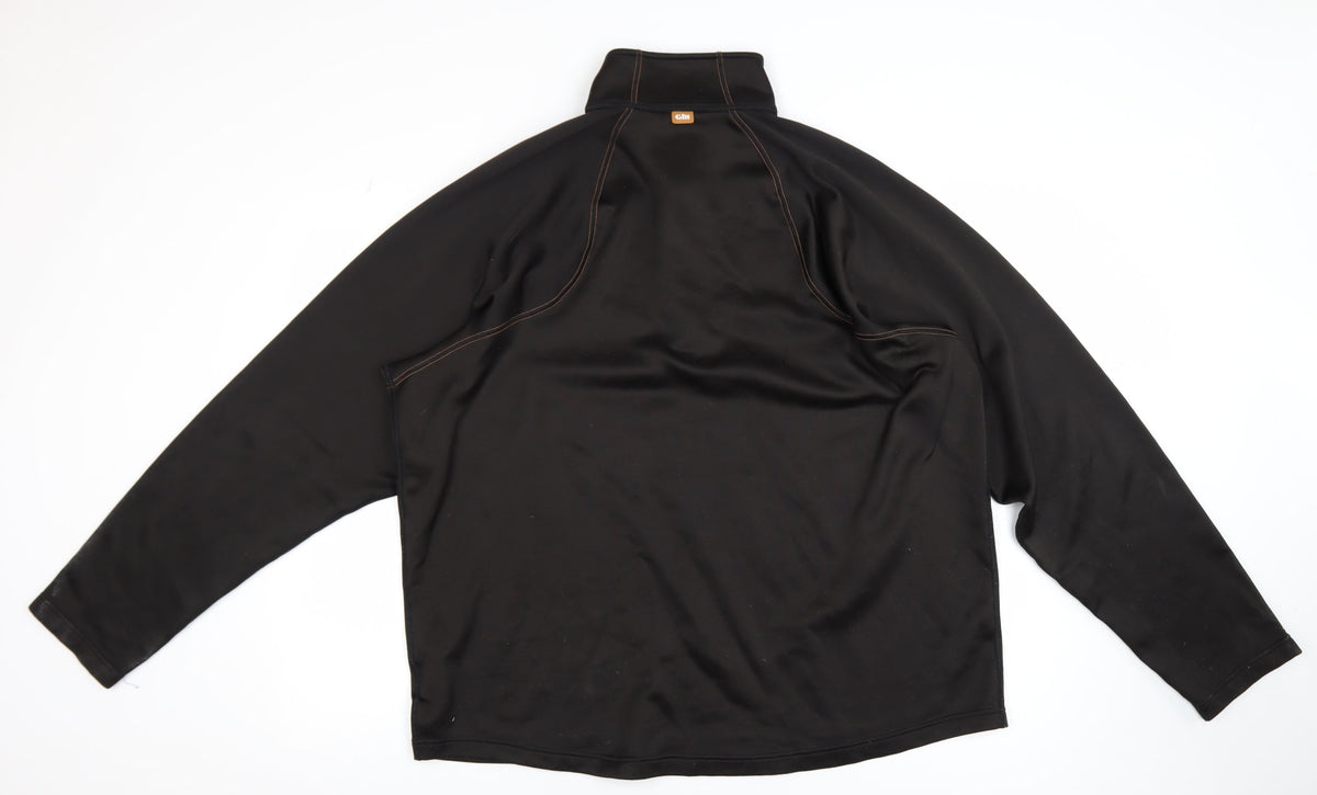 Mens UK Size XXL Gill Black Pullover Sweatshirt