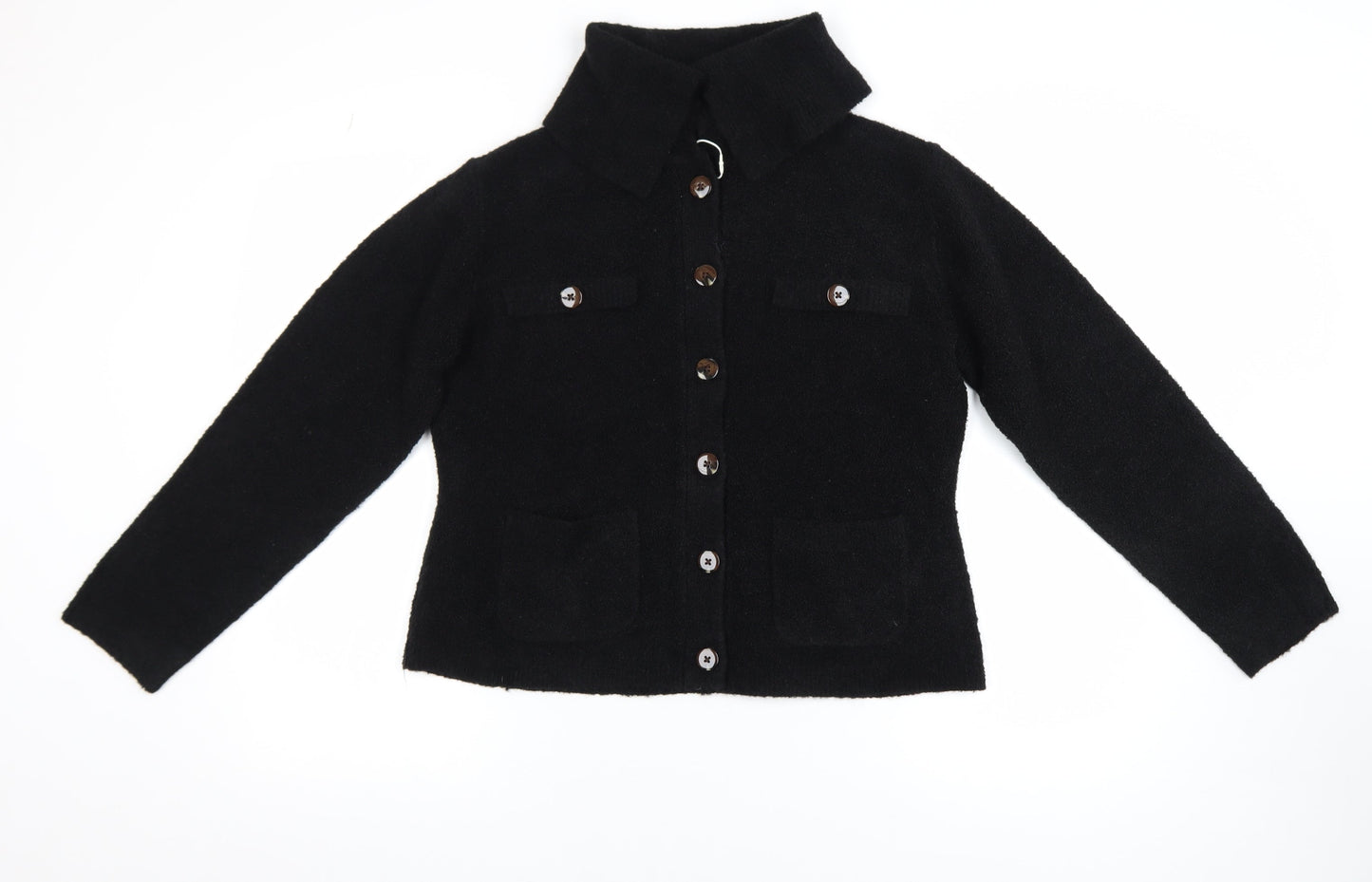 Womens UK Size M Marks and Spencer Black Basic Jacket
