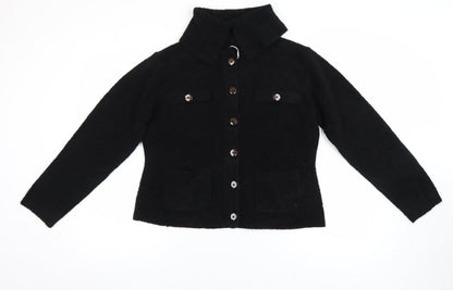 Womens UK Size M Marks and Spencer Black Basic Jacket