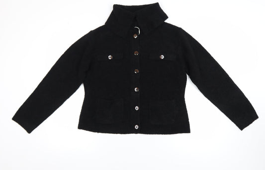 Womens UK Size M Marks and Spencer Black Basic Jacket