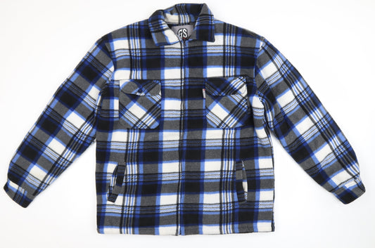 Mens UK Size M G-Street Blue Basic Jacket