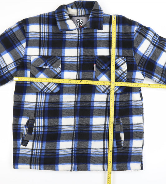 Mens UK Size M G-Street Blue Basic Jacket
