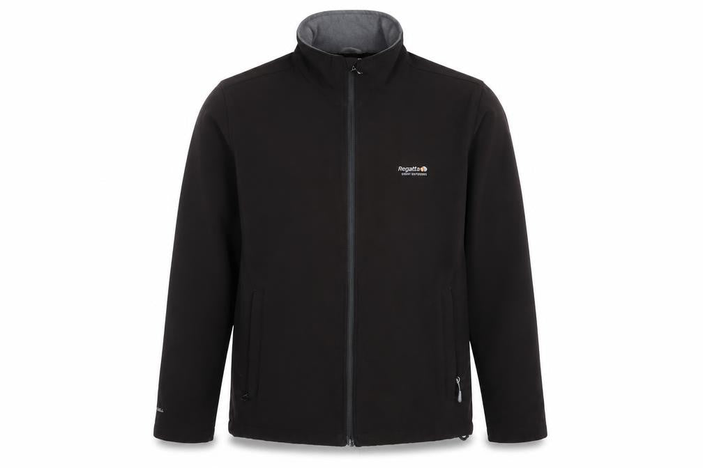 Mens UK Size S Regatta Black Soft Shell