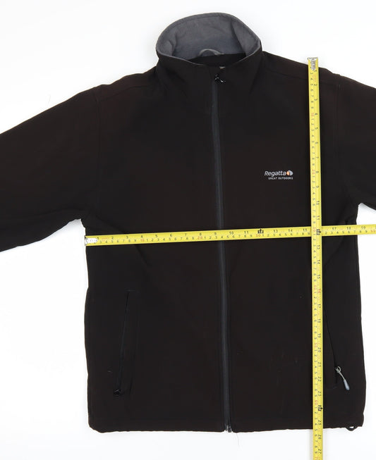 Mens UK Size S Regatta Black Soft Shell