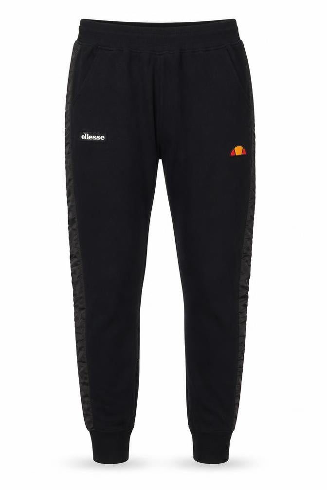 Mens UK Size M ellesse Regular Fit Jogger Black Trousers