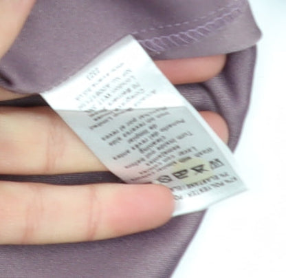 Womens UK Size 24 essence Purple Classic Blouse