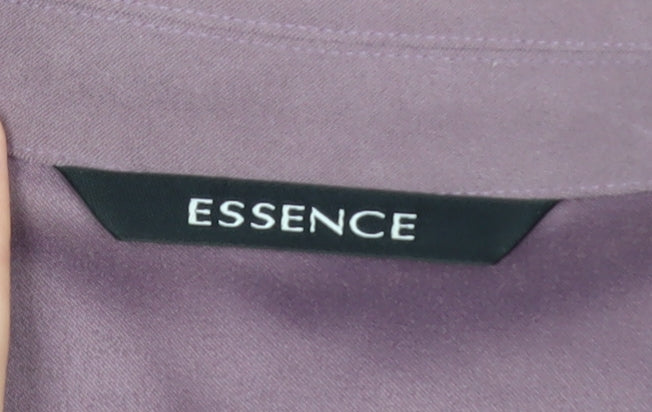 Womens UK Size 24 essence Purple Classic Blouse