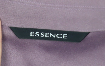 Womens UK Size 24 essence Purple Classic Blouse