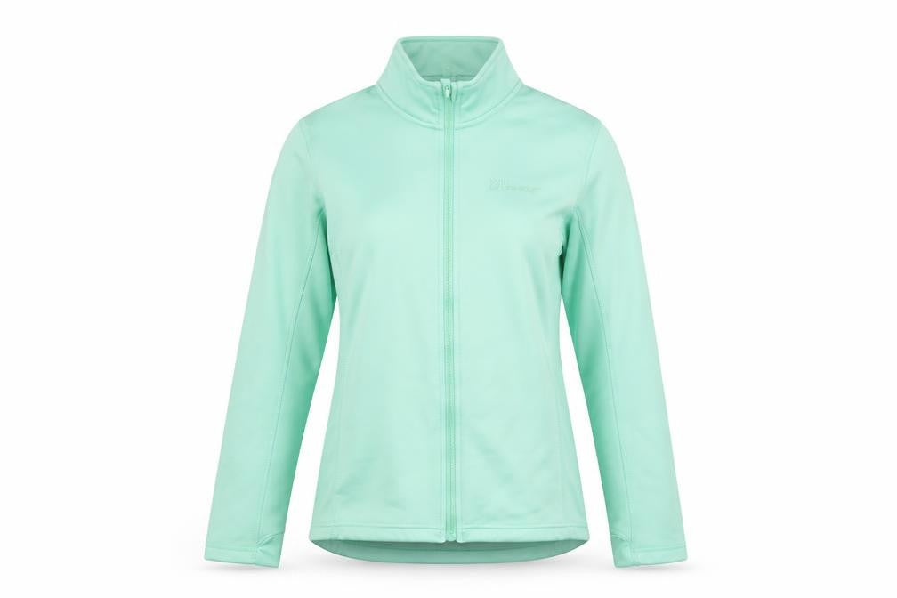 Womens UK Size 14 The Edge Green Soft Shell