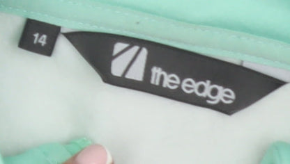 Womens UK Size 14 The Edge Green Soft Shell