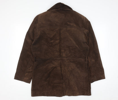 Womens UK Size 12 Genel Brown Overcoat