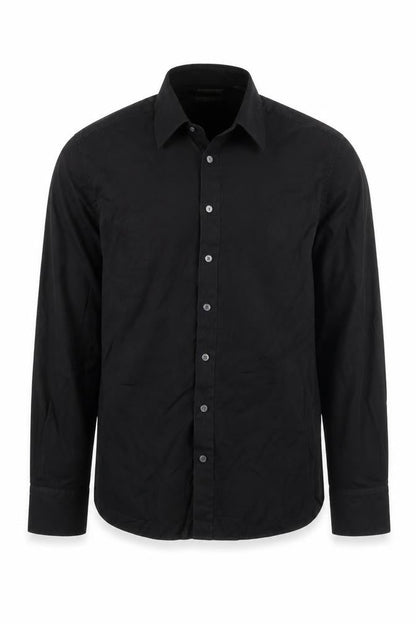 Ted Baker Men's Black Slim Fit Long Sleeve Button-Up Shirt Size 17