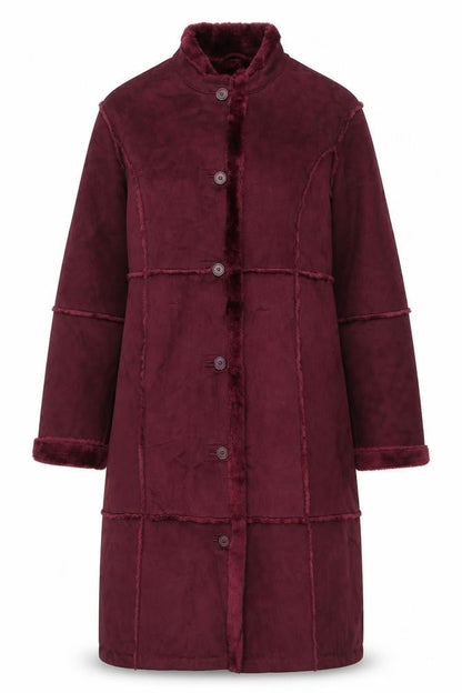 Womens UK Size XL Centigrade Red Overcoat