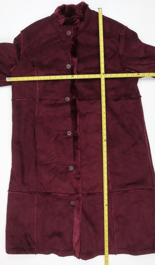 Womens UK Size XL Centigrade Red Overcoat