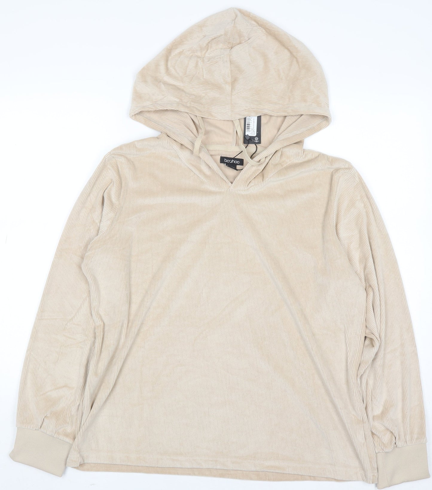 Womens UK Size 12 Boohoo Beige Pullover Jumper