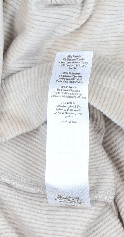 Womens UK Size 12 Boohoo Beige Pullover Jumper