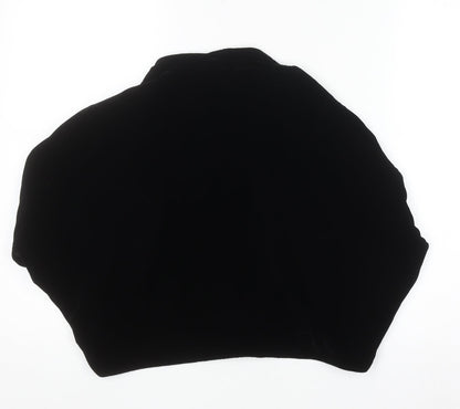 Episode Women's Black Velvet Shrug Size 10 Silk Blend Lined Formal