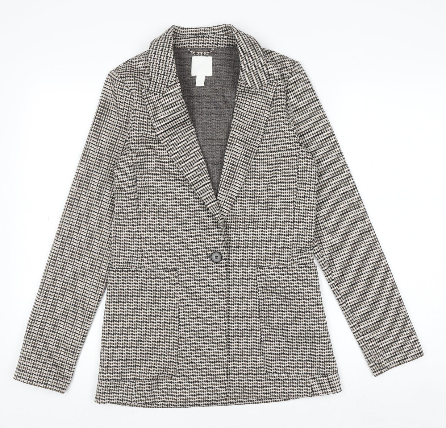 Womens UK Size 4 H&M Regular Grey Blazer