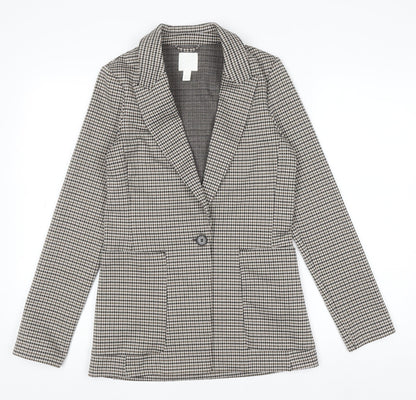 Womens UK Size 4 H&M Regular Grey Blazer