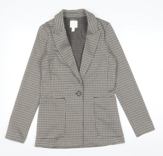 Womens UK Size 4 H&M Regular Grey Blazer