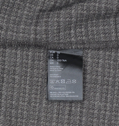 Womens UK Size 4 H&M Regular Grey Blazer