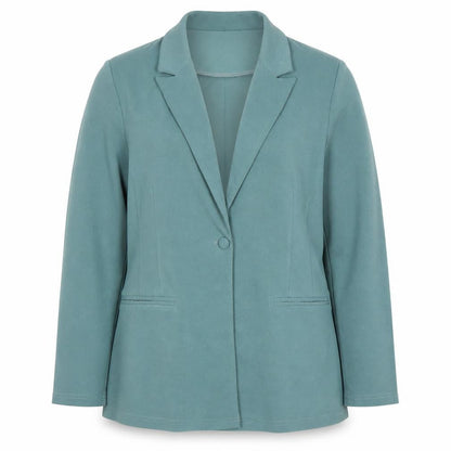 ASOS DESIGN Women's Green Blazer Jacket UK14 Regular Fit Single-Breasted