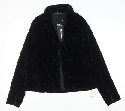 Womens UK Size 12 Threadbare Black Cardigan Jumper