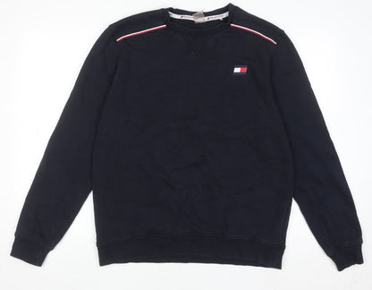 Mens UK Size M Tommy Sport Blue Pullover Jumper