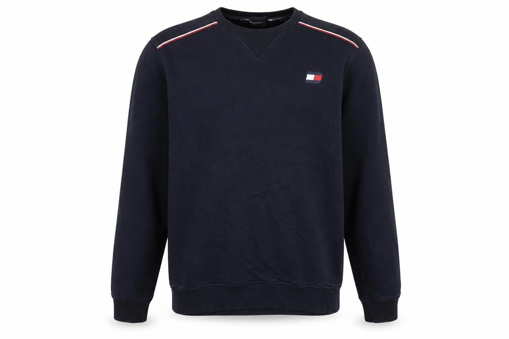 Mens UK Size M Tommy Sport Blue Pullover Jumper