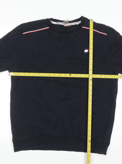Mens UK Size M Tommy Sport Blue Pullover Jumper