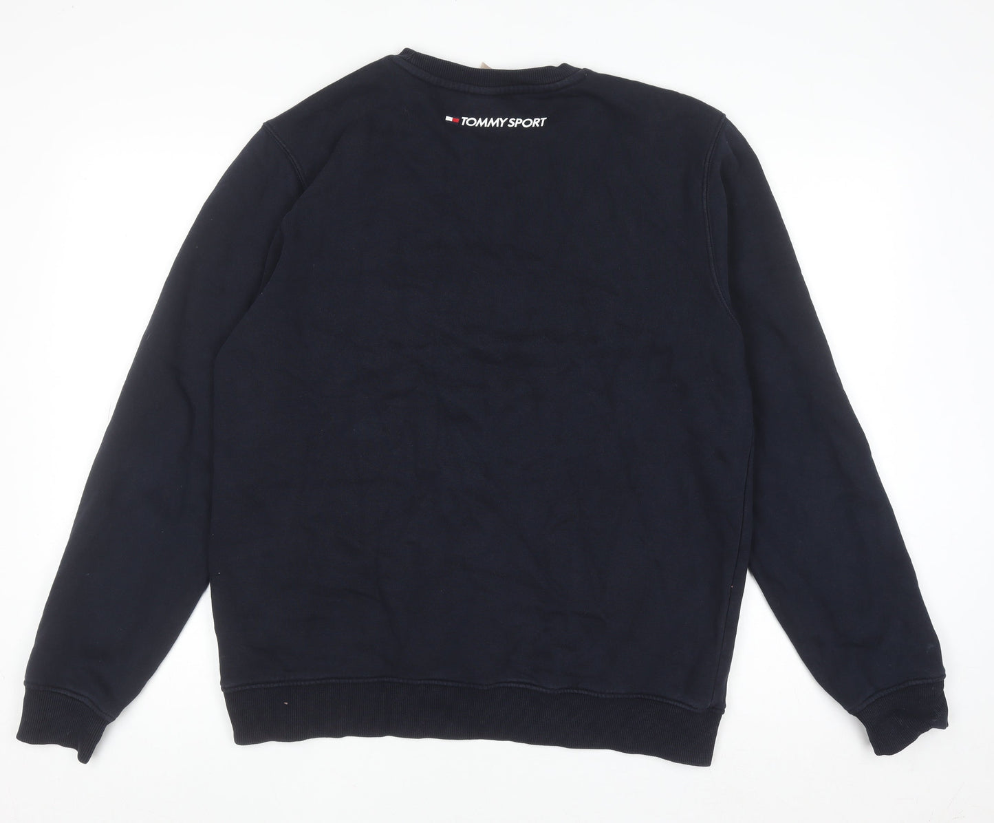 Mens UK Size M Tommy Sport Blue Pullover Jumper