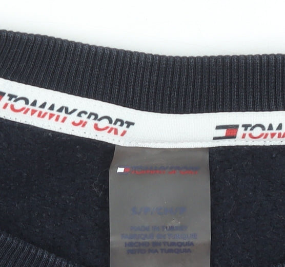 Mens UK Size M Tommy Sport Blue Pullover Jumper