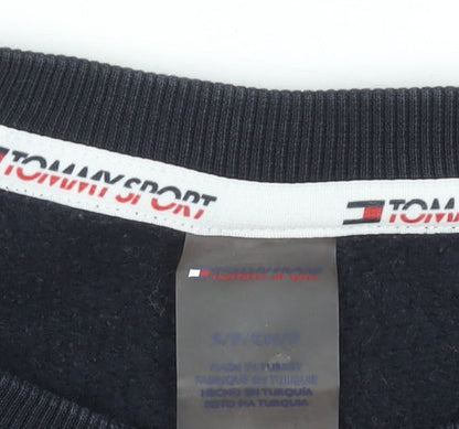 Mens UK Size M Tommy Sport Blue Pullover Jumper