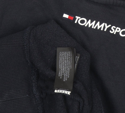 Mens UK Size M Tommy Sport Blue Pullover Jumper