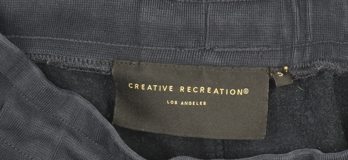 Mens UK Size S Creative Recreation Regular Fit Jogger Black Trousers