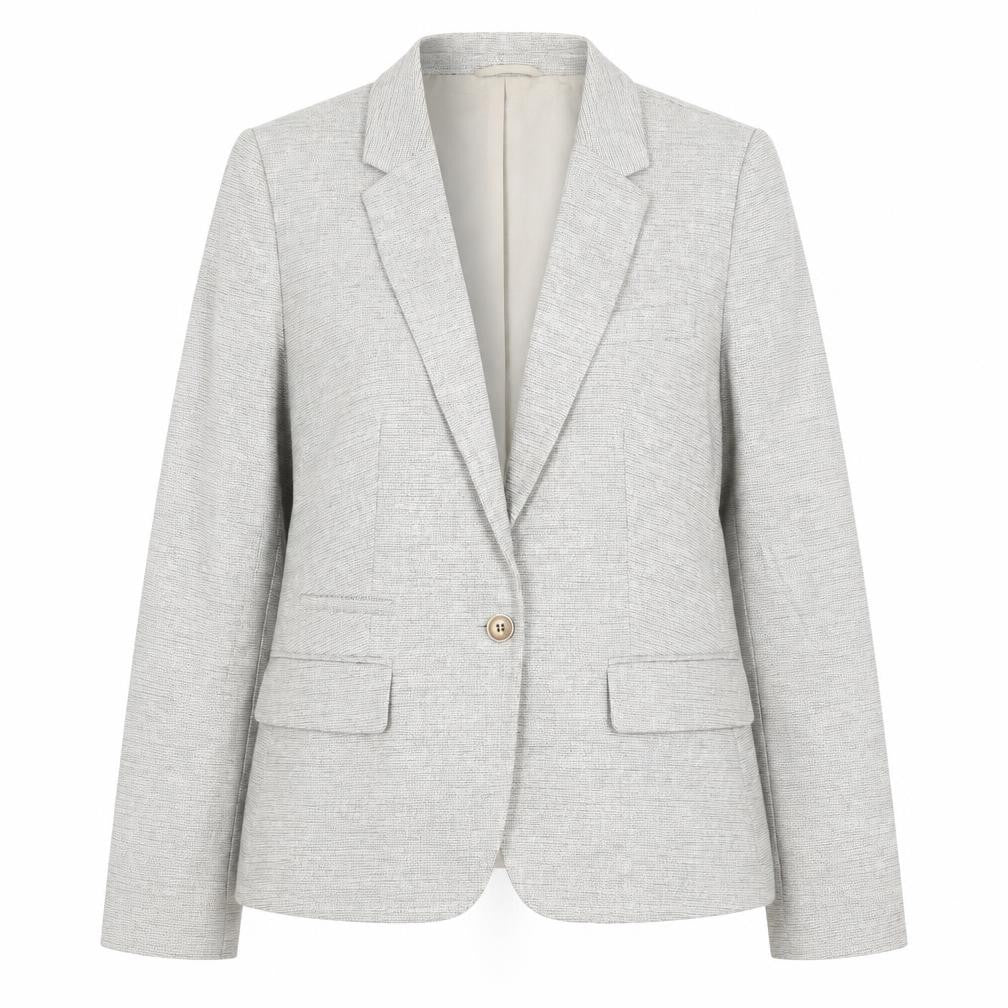 Next Women Beige Tailoring Blazer Size 12 Classic Workwear Style