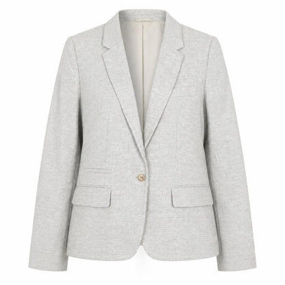 Next Women Beige Tailoring Blazer Size 12 Classic Workwear Style