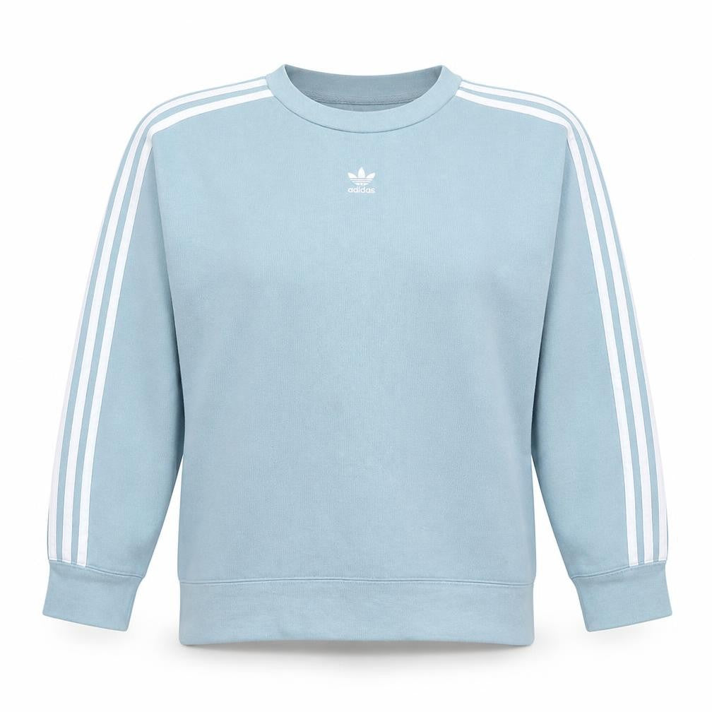 Womens UK Size 12 adidas Blue Pullover Sweatshirt