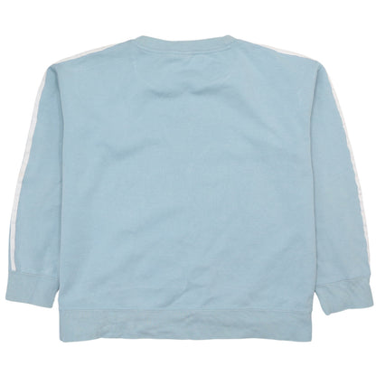 Womens UK Size 12 adidas Blue Pullover Sweatshirt