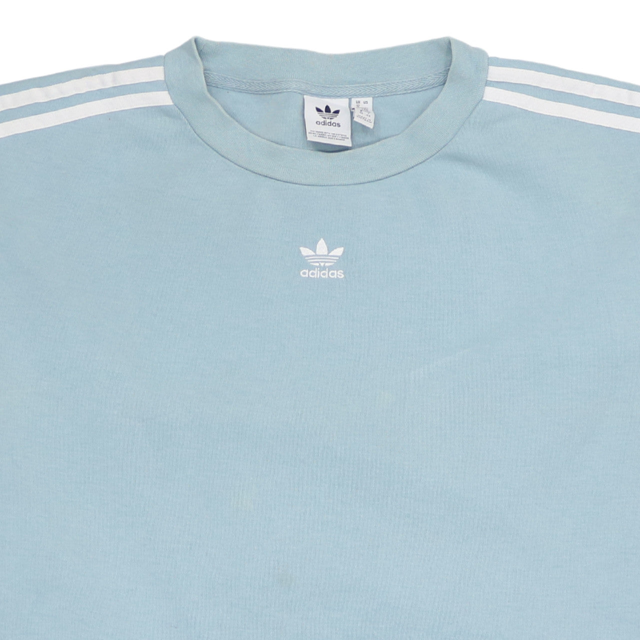 Womens UK Size 12 adidas Blue Pullover Sweatshirt