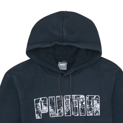Mens UK Size S PUMA Black Pullover Hoodie