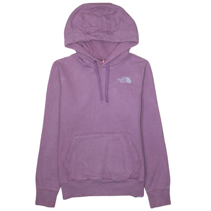 Womens UK Size M The North Face Purple Pullover Hoodie