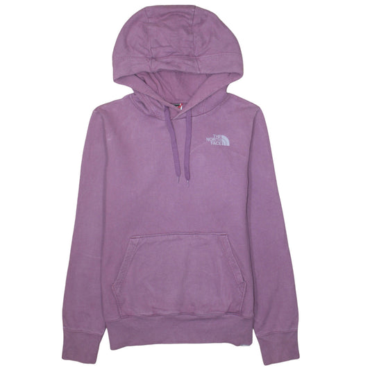 Womens UK Size M The North Face Purple Pullover Hoodie