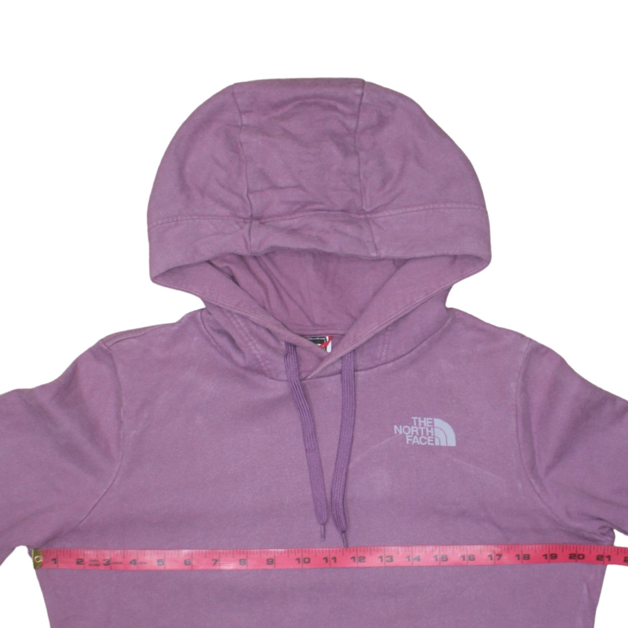 Womens UK Size M The North Face Purple Pullover Hoodie